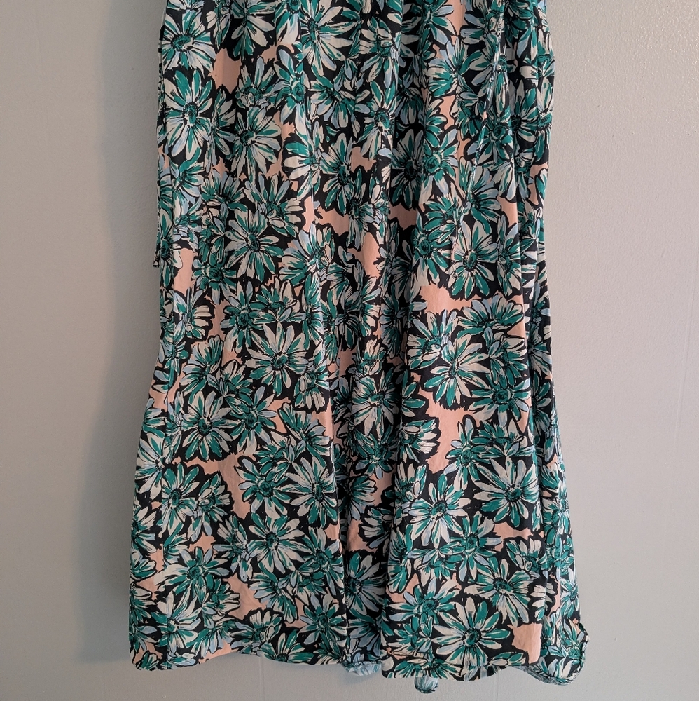 Zara Floral Cutout Poplin Dress - Picture 6 of 9